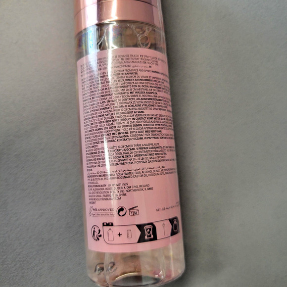 Revolution Energy Fix Rose Quartz Fixing Spray 85ml 2.87oz Makeup Setting B5 B3 - Picture 3 of 5